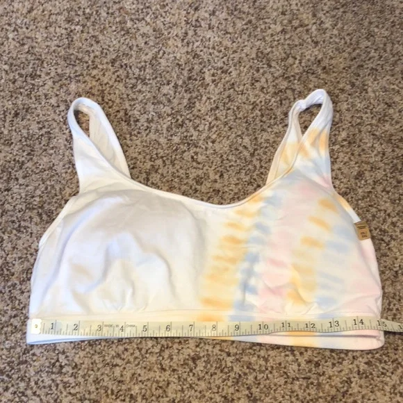 New bralette Victoria’s Secret Pink Sz XXL half white half multi color - Picture 5 of 5